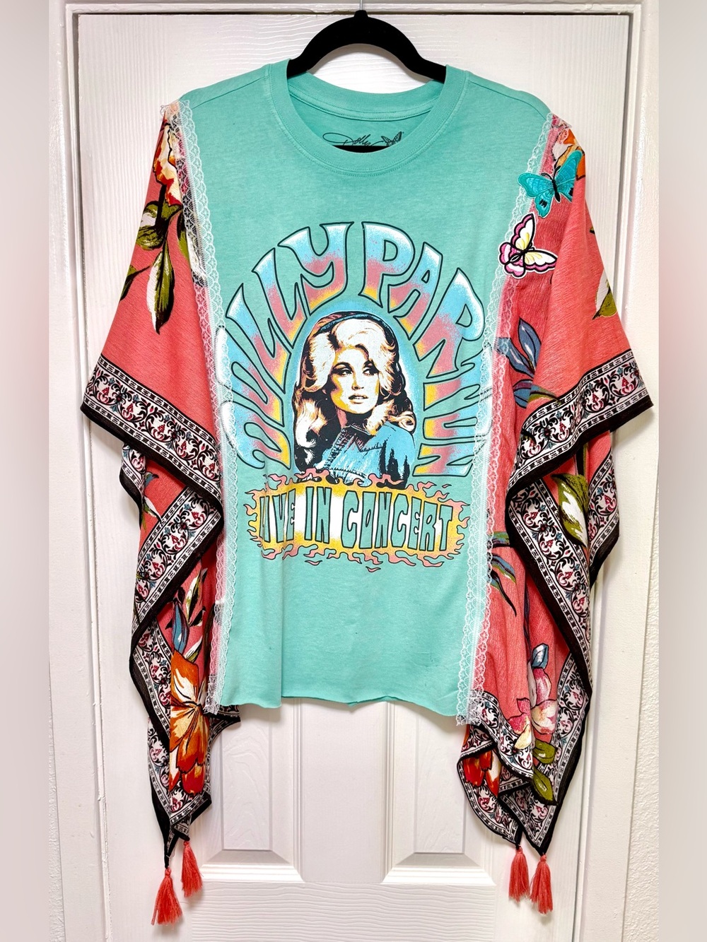 Dolly Parton Upcycled Handsewn Kimono